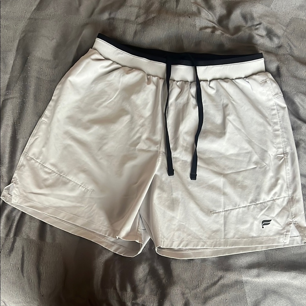 Men's White Athletic Shorts
